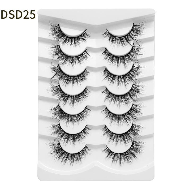7 pairs natural eyelash -25